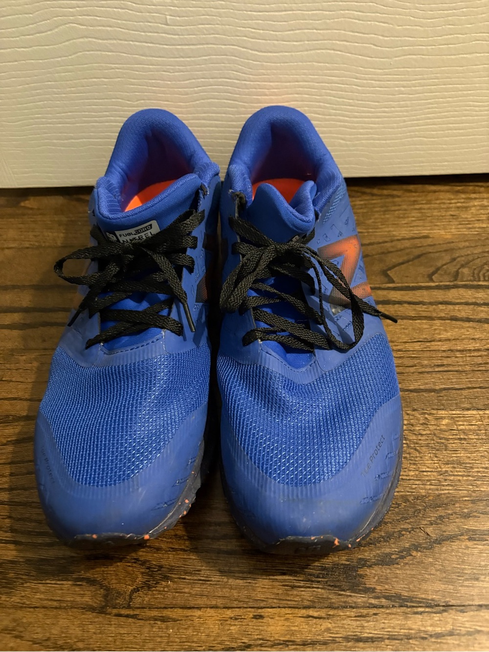 Men’s New Balance Blue Athletic Sneakers with Black Laces